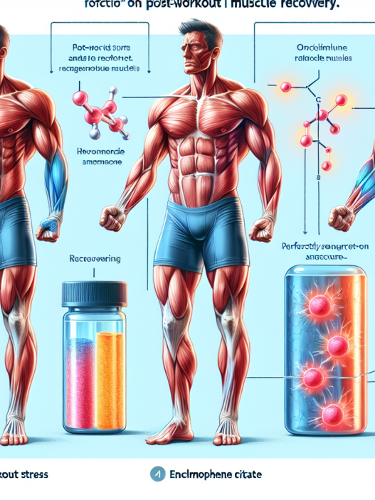 Gli effetti dell'Enclomifene citrato sul recupero muscolare post-allenamento