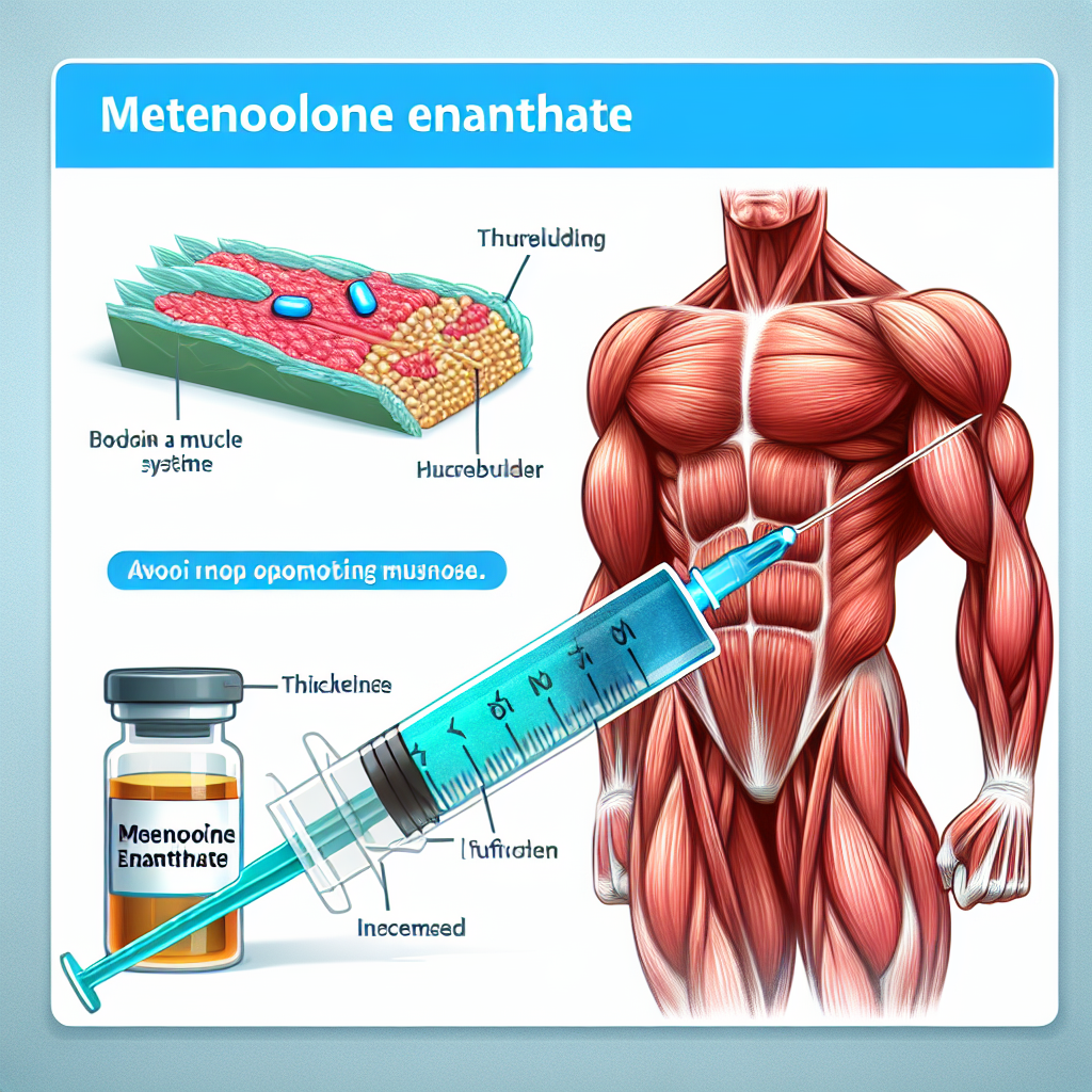 Metenolone enantato iniettabile e la sua azione sul sistema muscolare