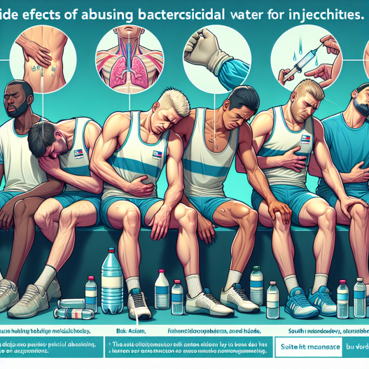 Gli effetti collaterali dell'abuso di acqua battericida per iniezioni negli sportivi