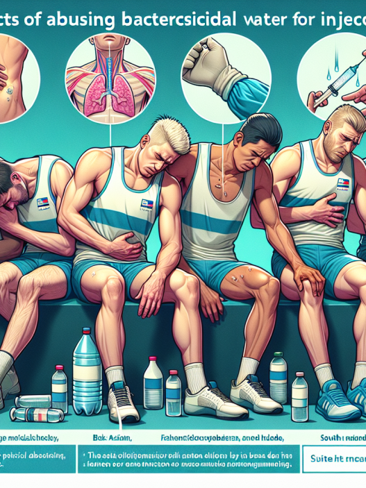 Gli effetti collaterali dell'abuso di acqua battericida per iniezioni negli sportivi